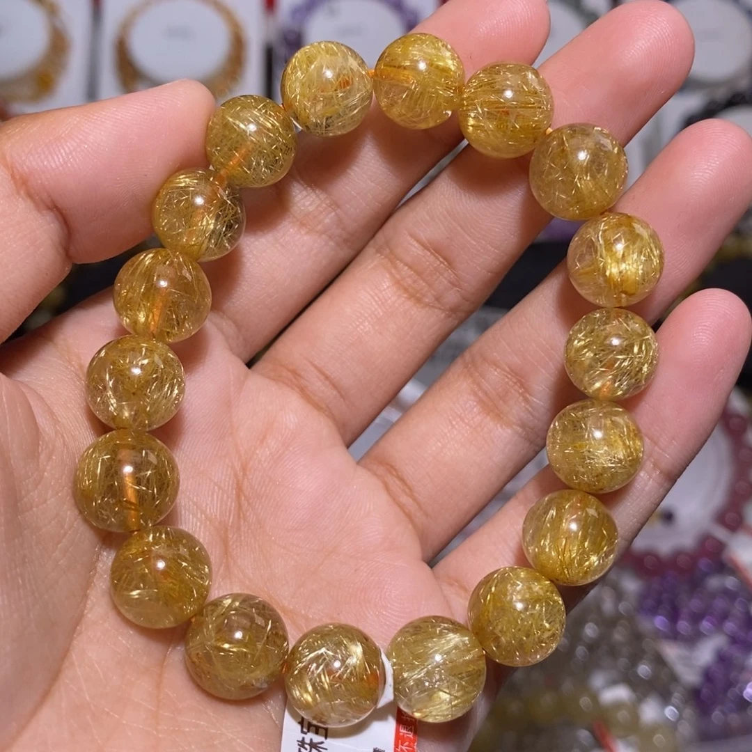 【闪购商品】发晶手链未镶嵌文**丽烟花钛晶11.4mm补差价