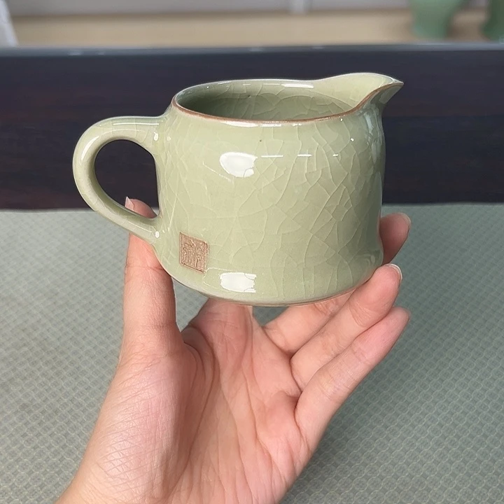 龙泉云间青瓷小米茶器
