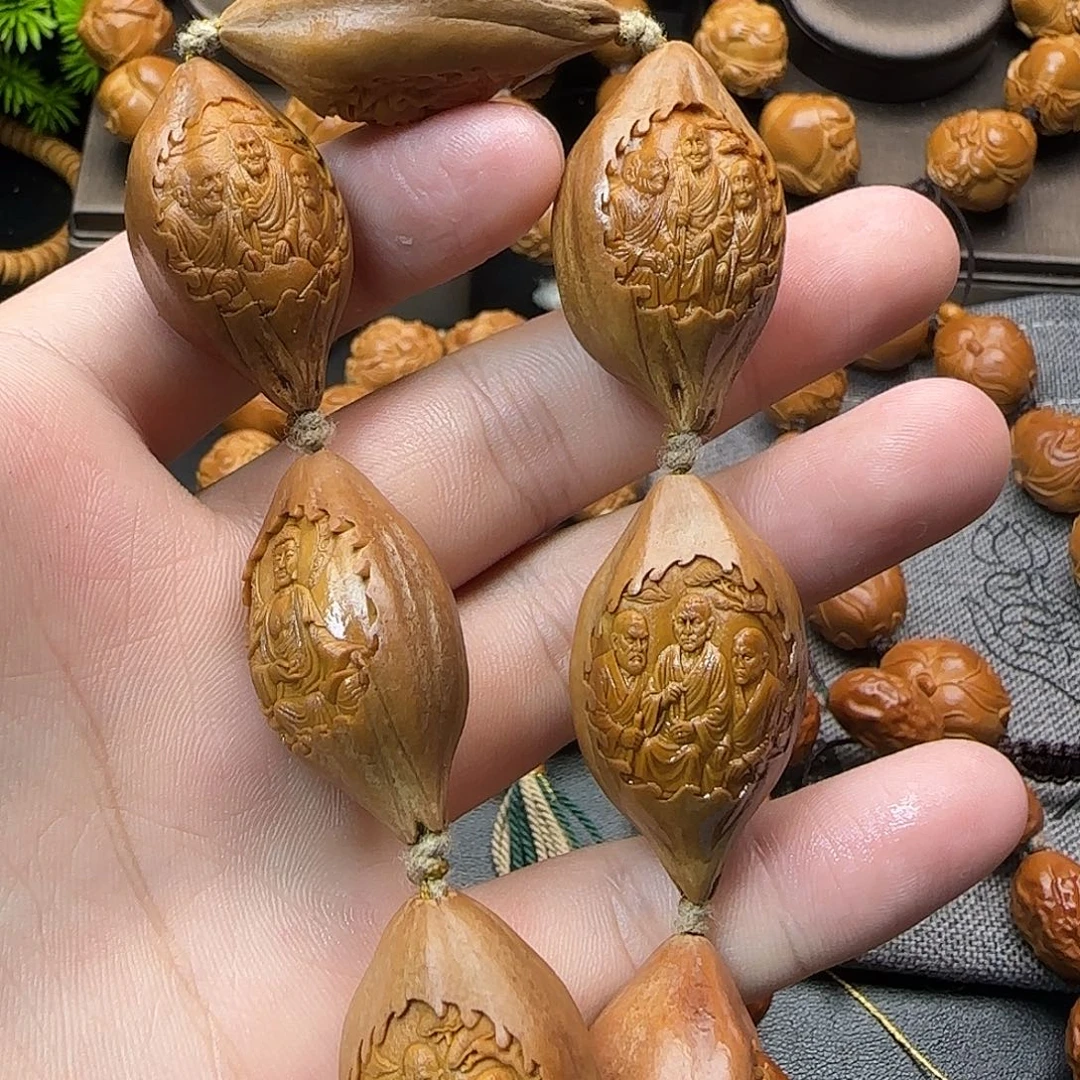 橄榄核手串/手链十八罗汉