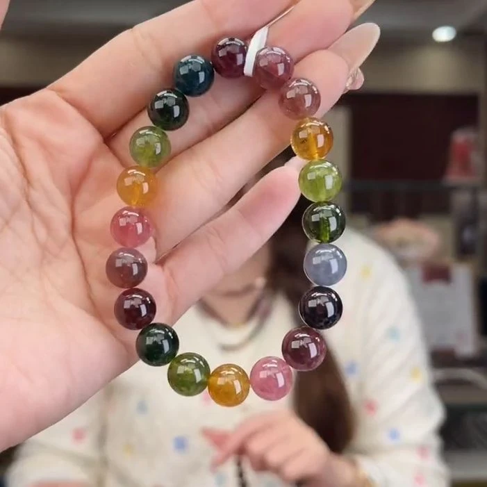 01751150碧玺/未镶嵌9mm+碧玺单圈多样性发货50