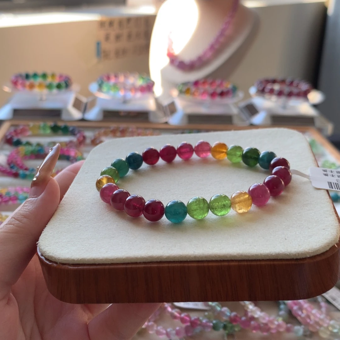 未镶嵌手链碧玺碧玺