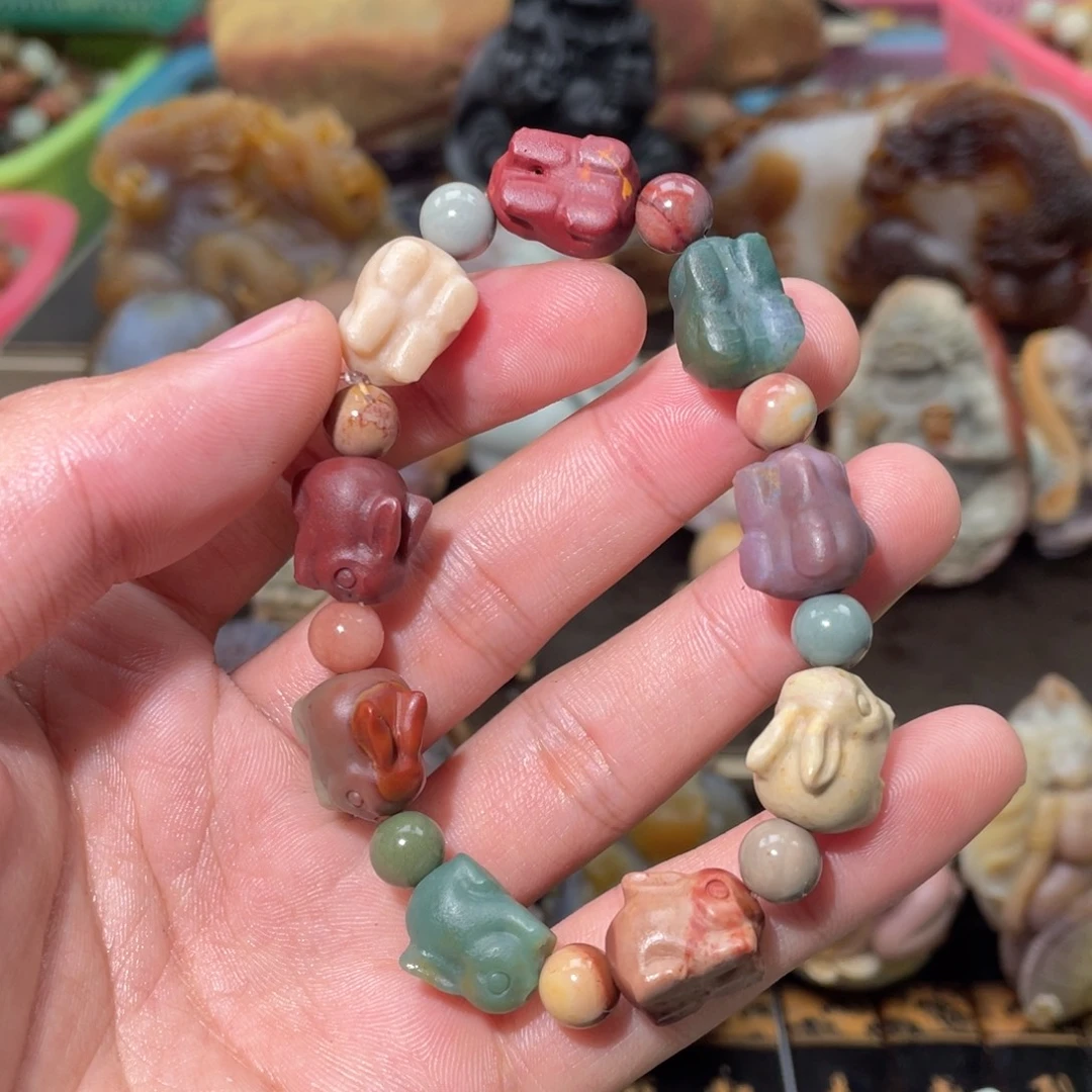 石英质玉未镶嵌手串