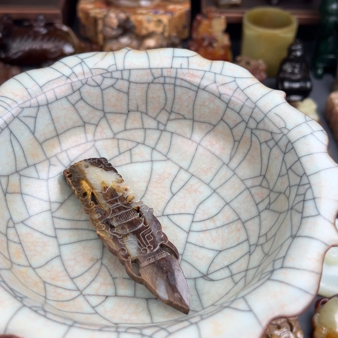 瓷片六**顺精品挂件精品挂件