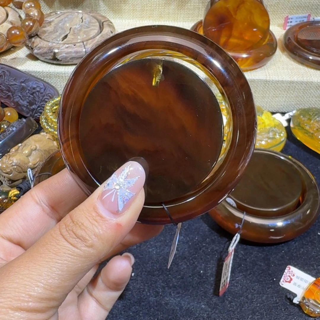 琥珀颈饰未镶嵌徐*紫罗兰手镯58