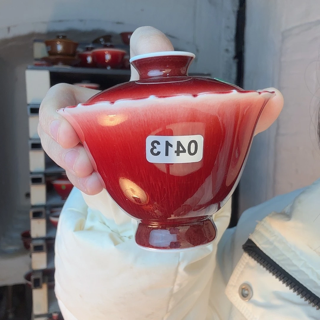 瓷片景德镇郎红陶瓷