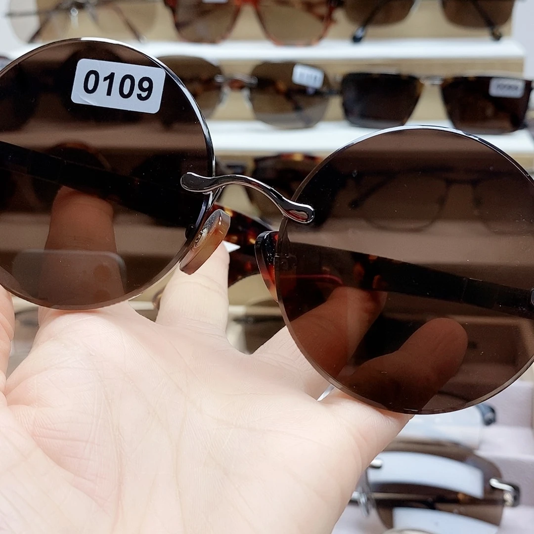 无度数天然水晶石头镜