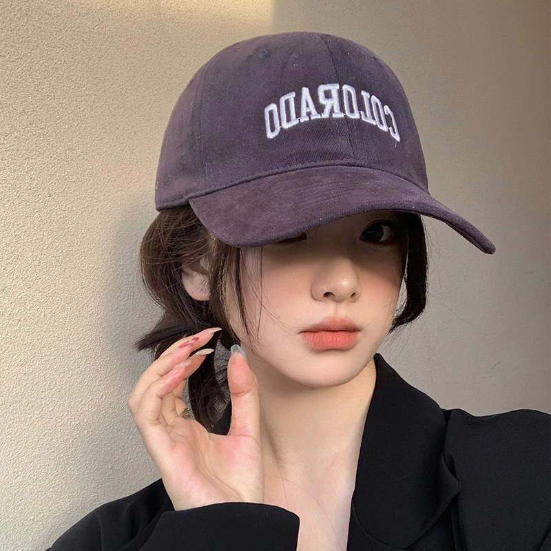 大头围适用宽帽檐深顶鸭舌帽男女通用显脸小防晒遮阳