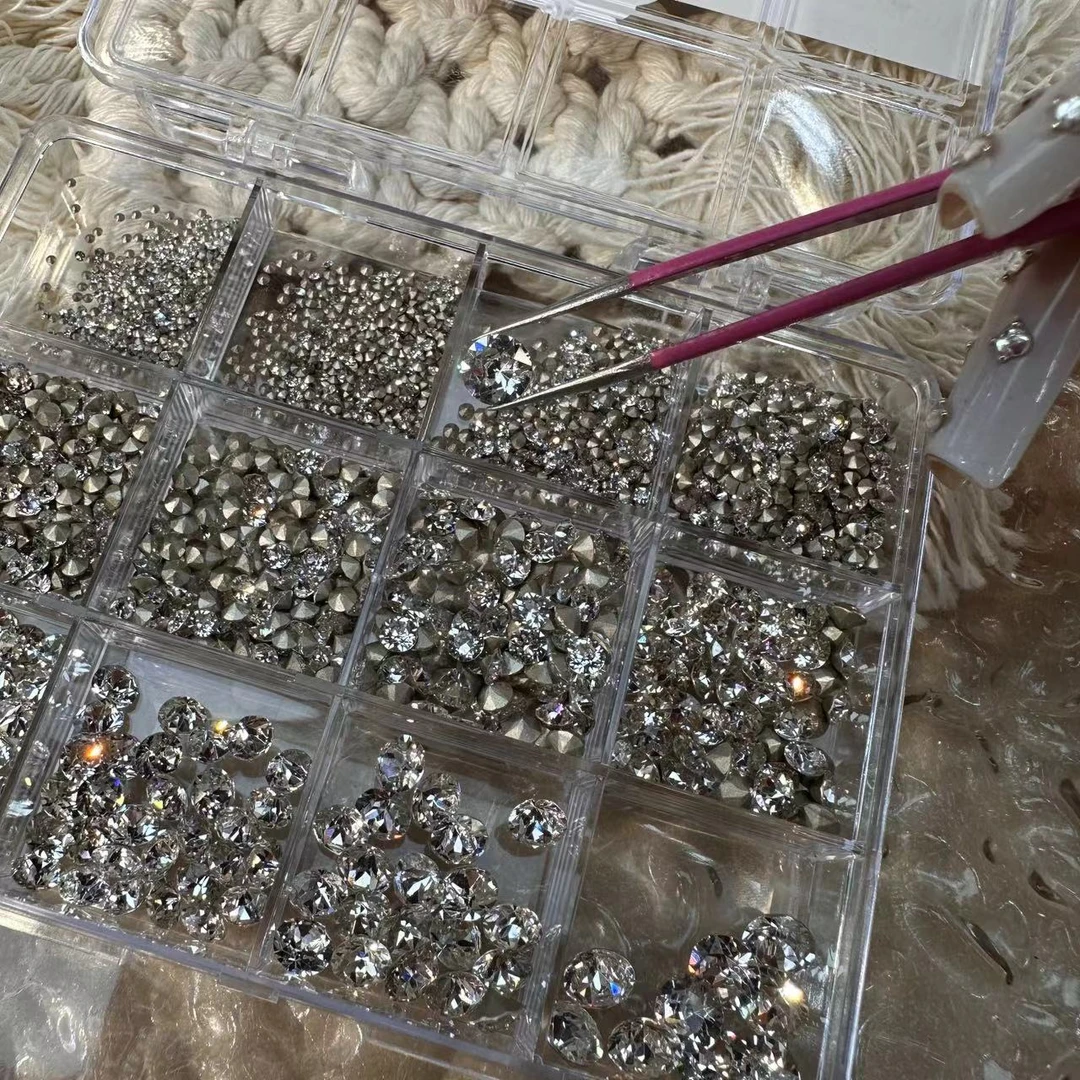 【希妹甄选】升级版1:1华子尖底钻 填缝钻 大小分格盒装 共计2650颗