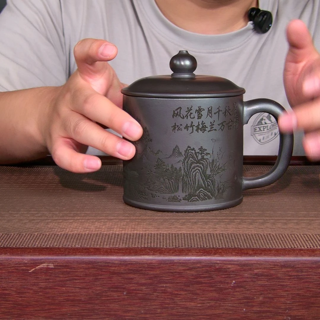 茶杯紫砂高货放漏