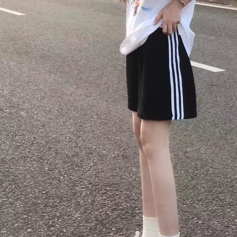 夏季新款美式短裤男潮牌薄款设计感小众宽松大码运动休闲五分裤子