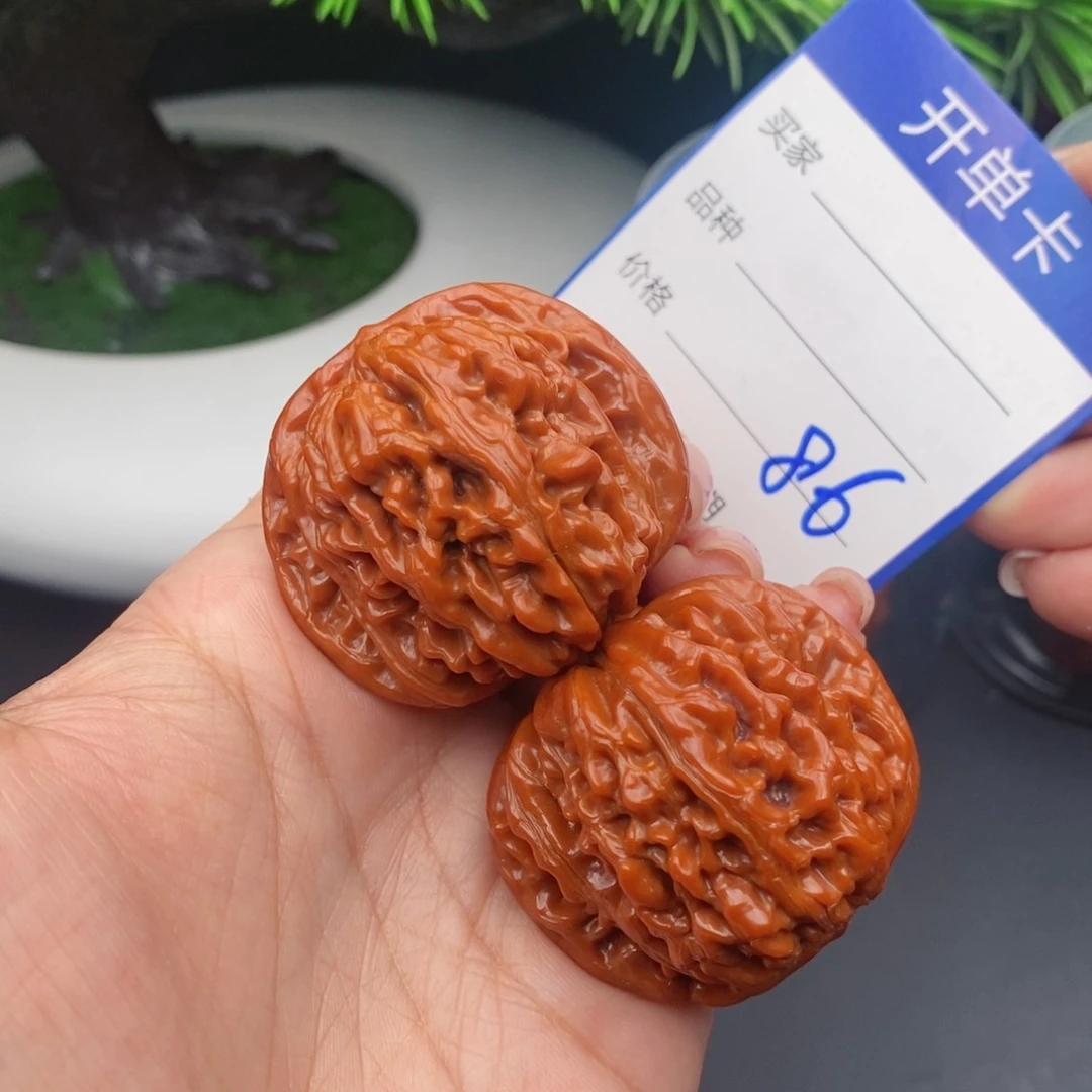 文玩核桃把件42四座楼86
