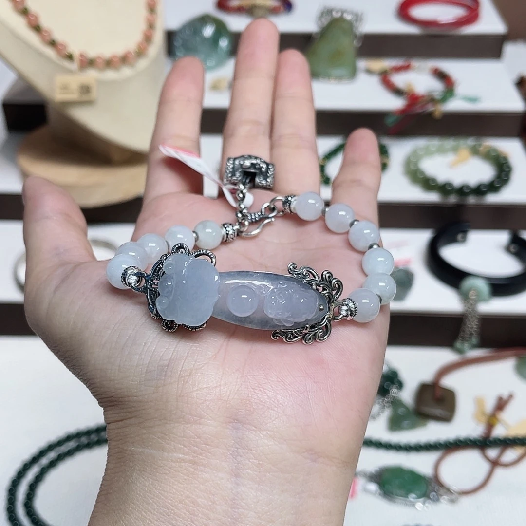 足银纯银配饰镶嵌手牌