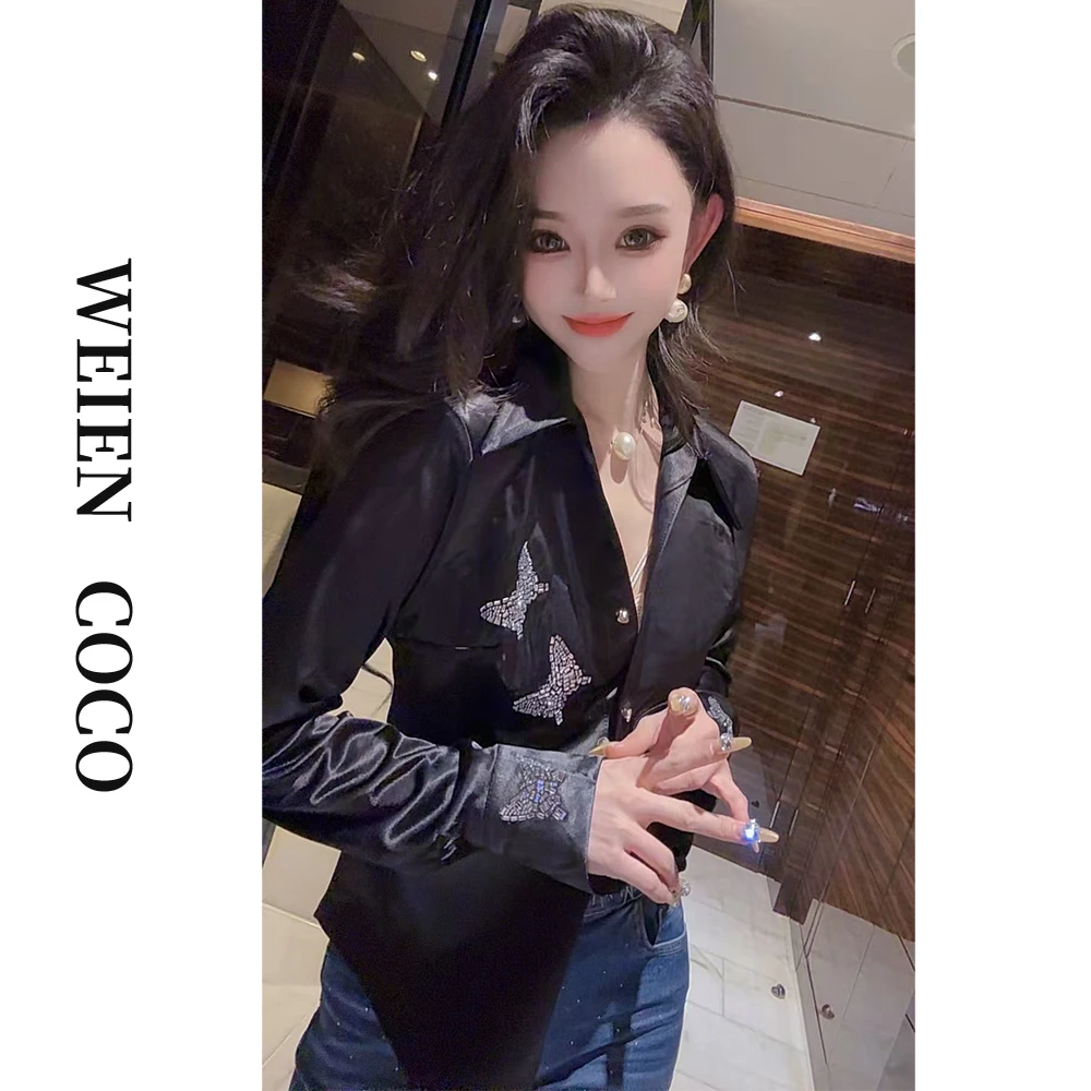 【丝沐服装】上衣衬衣开衫小香风气质长袖边设计师上衣S3667