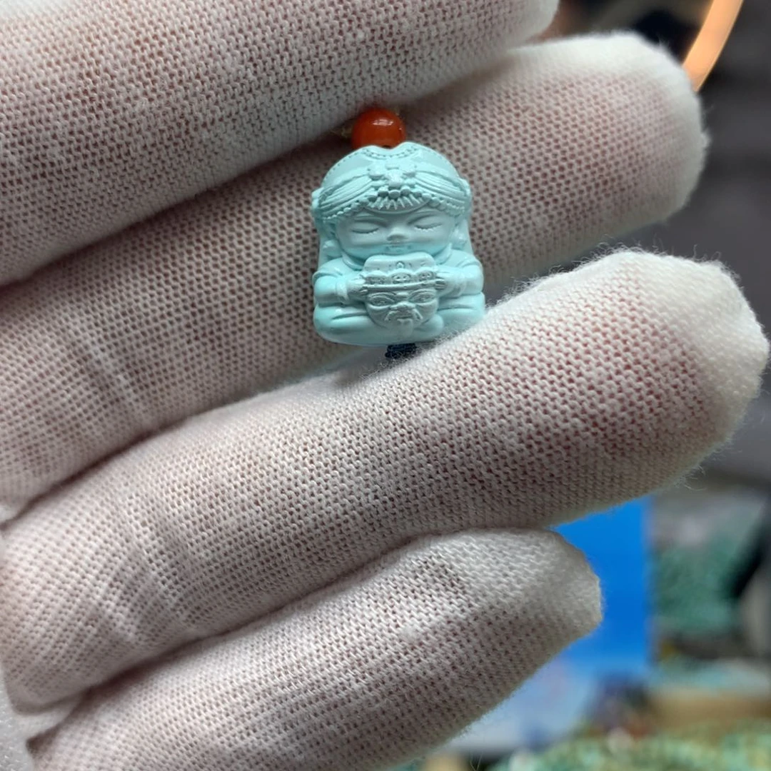 绿松石挂件未镶嵌