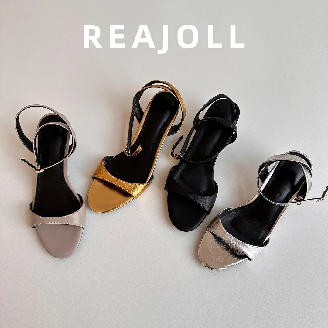 凉鞋女夏外穿2025新款绝美不累脚巨好看仙女配裙子罗马高级感鞋子