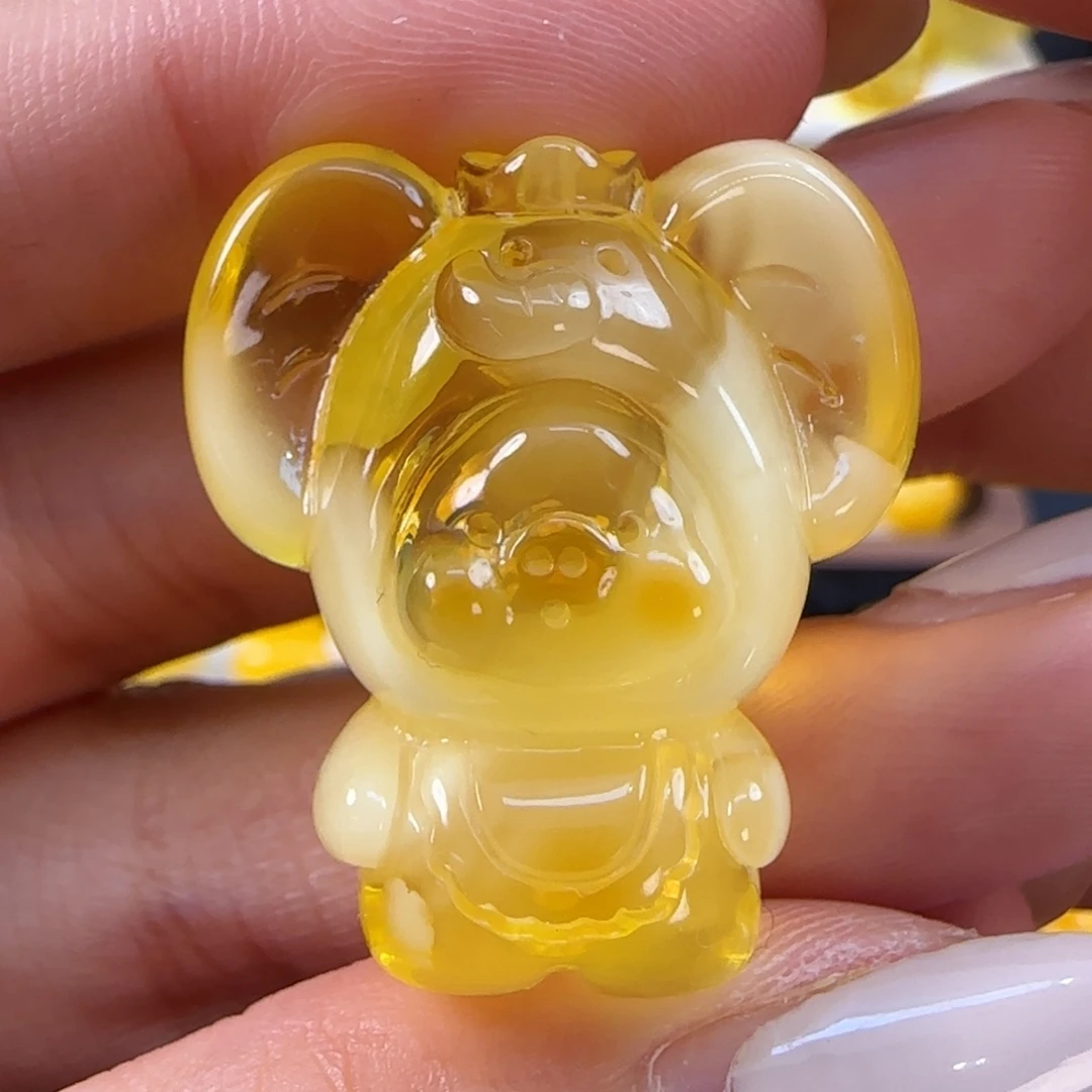 琥珀未镶嵌珠宝奇石