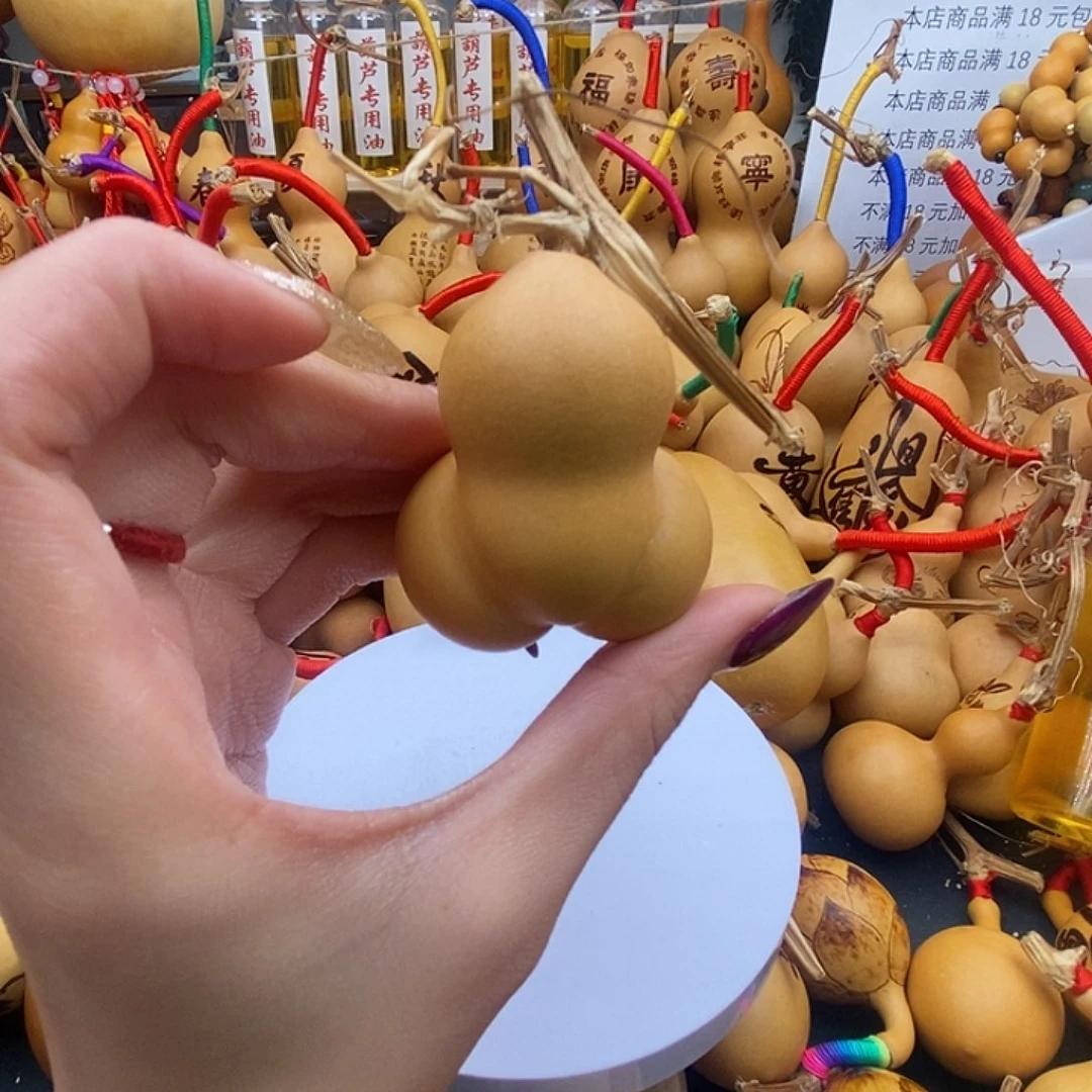 平***福香榧木葫芦工艺品