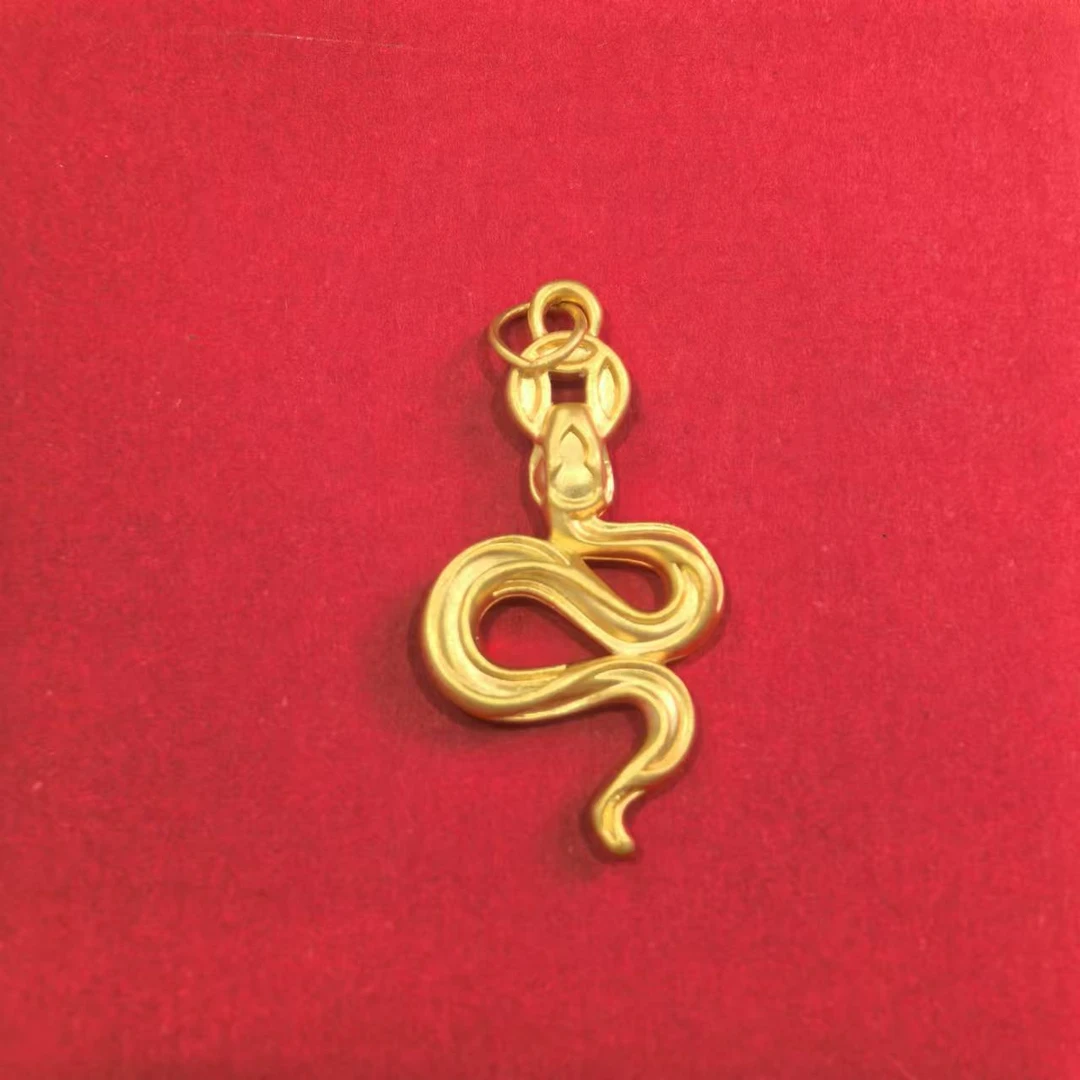 足金999钱币蛇（配件)-JFX1301