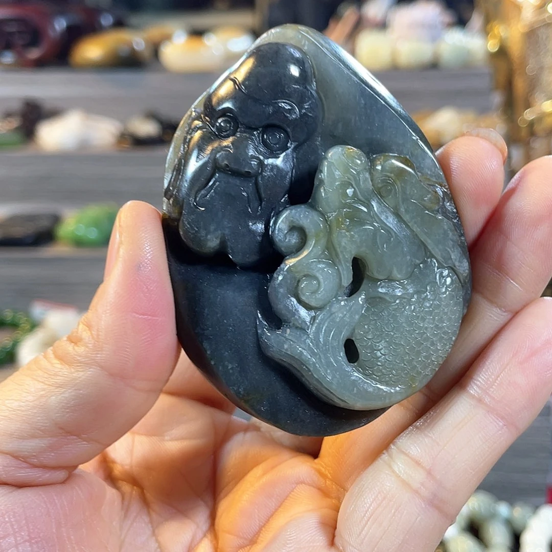 和田玉把件未镶嵌