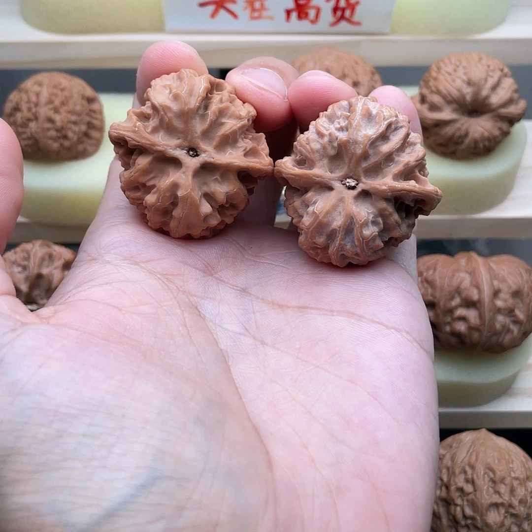 吊坠文玩核桃37.8全品苹果园