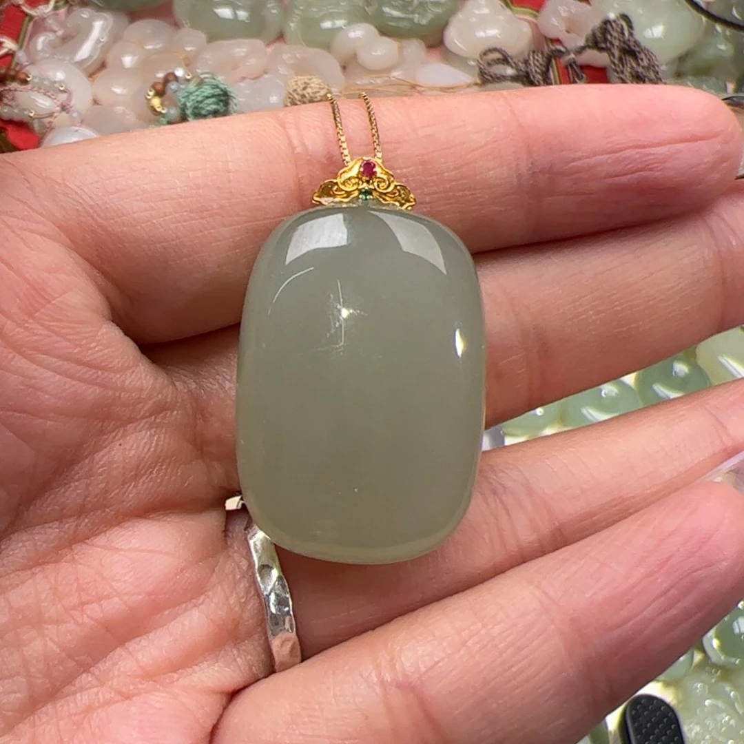 和田玉颈饰未镶嵌@***