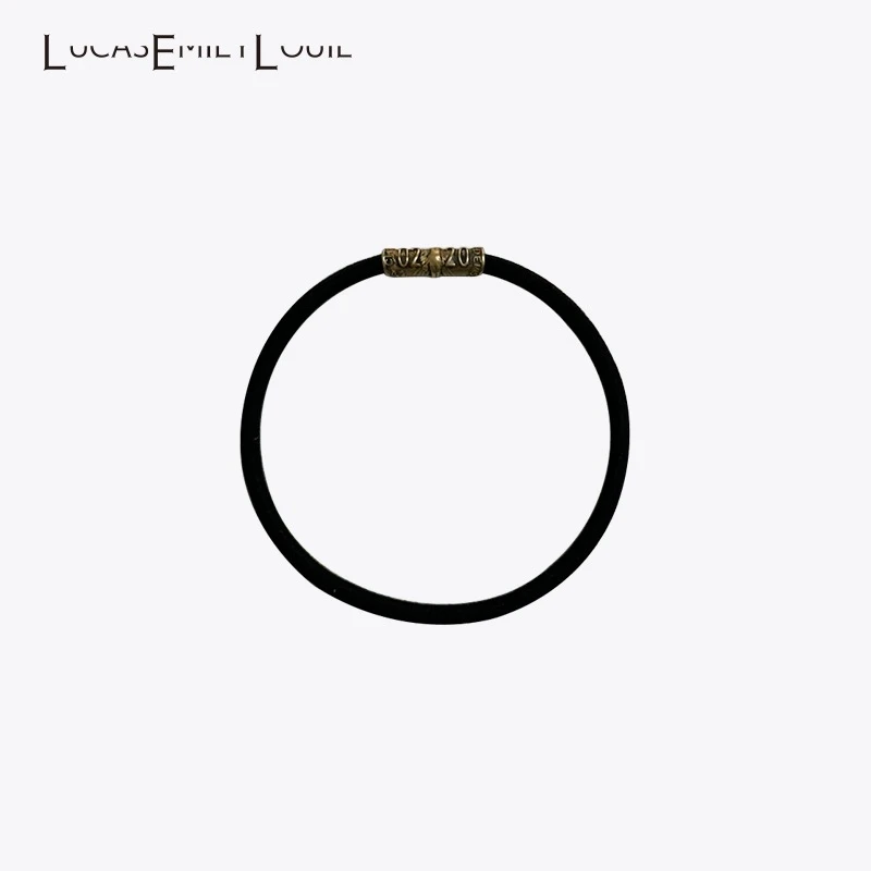LUCASEMILYLOUIE 简约打底发圈基础款夹扣马尾头绳2310085