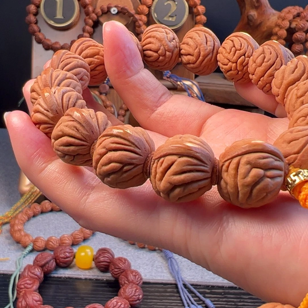 【闪购商品】桃核手串18尺寸祥云