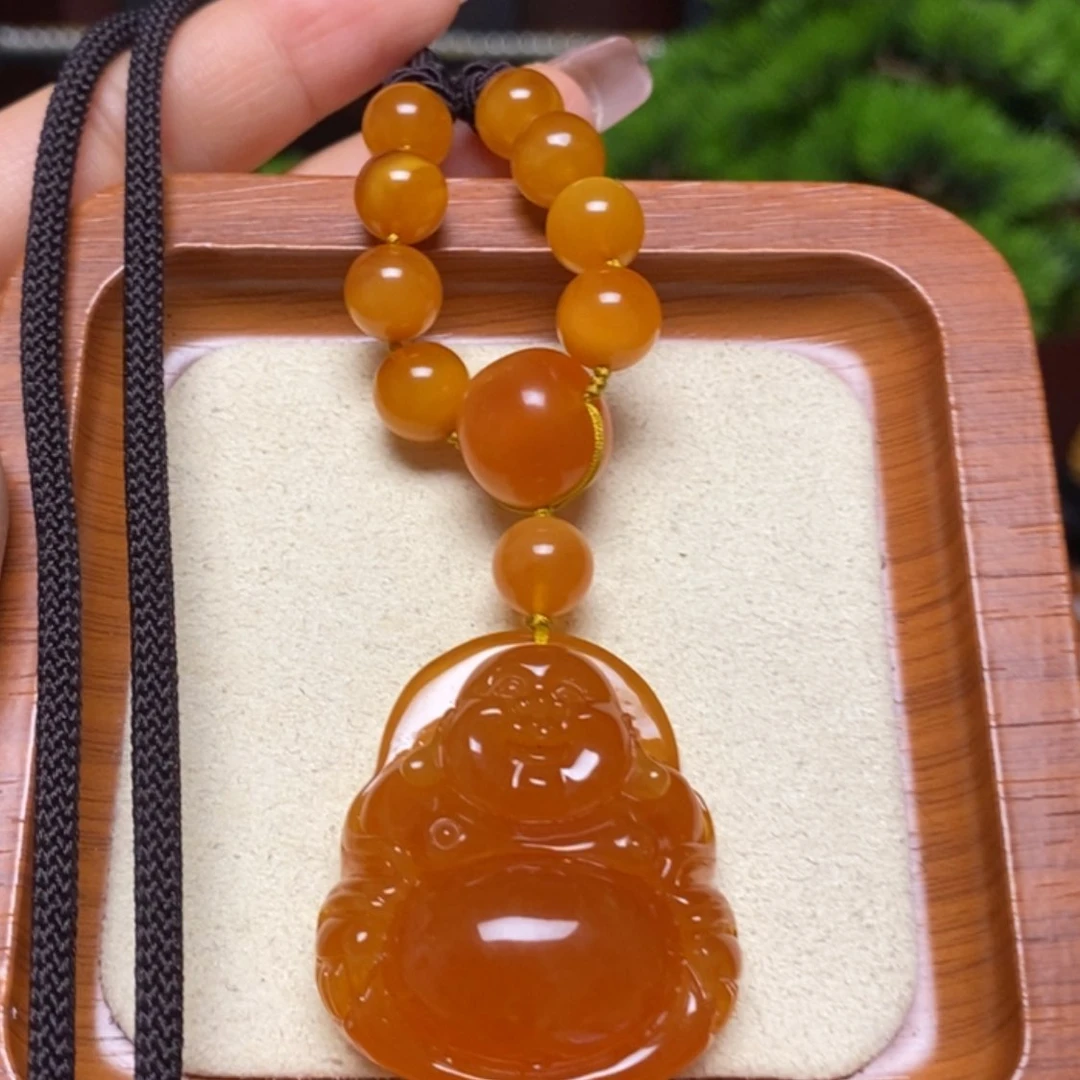 【闪购商品】蜜蜡颈饰未镶嵌项链