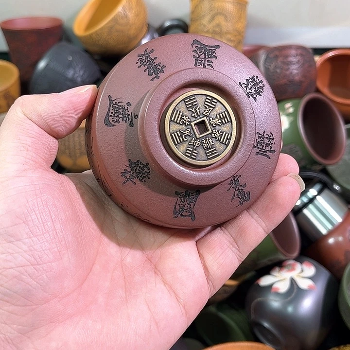茶杯紫砂全手工紫砂主人杯