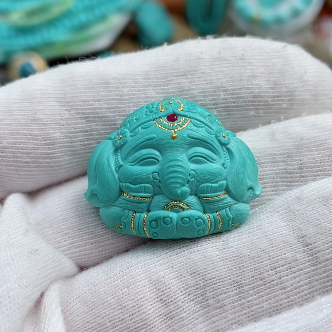 绿松石珠宝奇石未镶嵌