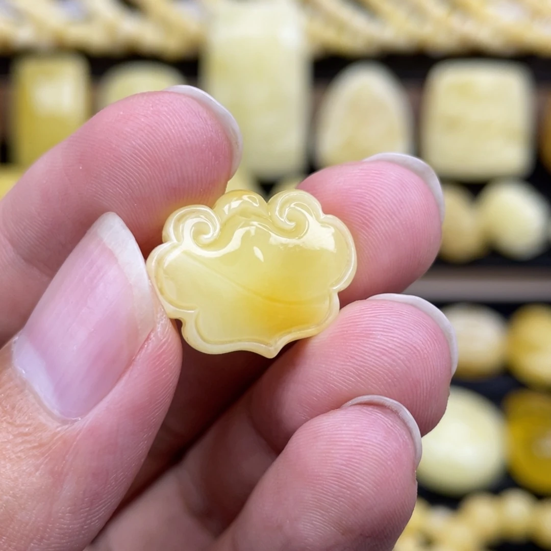 裸石琥珀未镶嵌琥珀蜜蜡