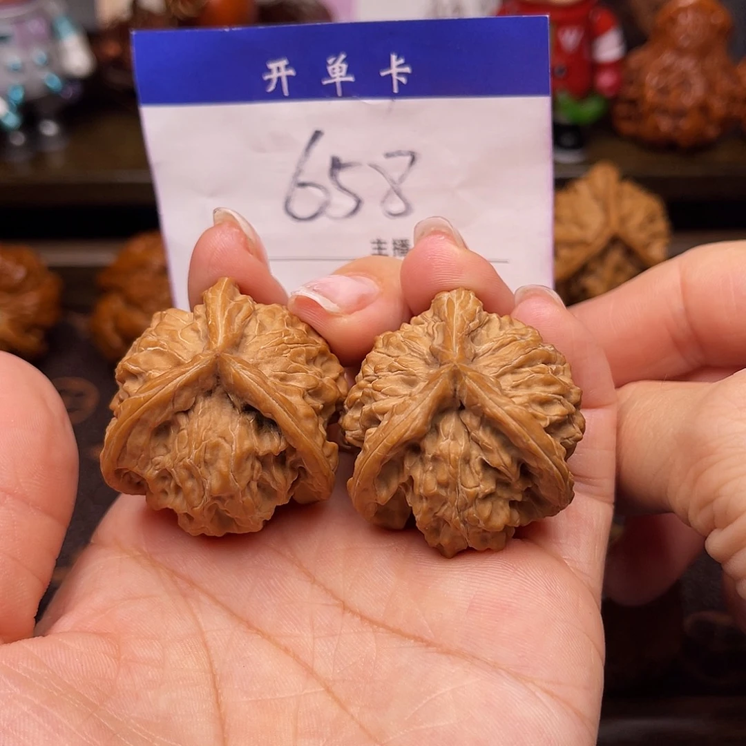 吊坠桃核盘山三棱37