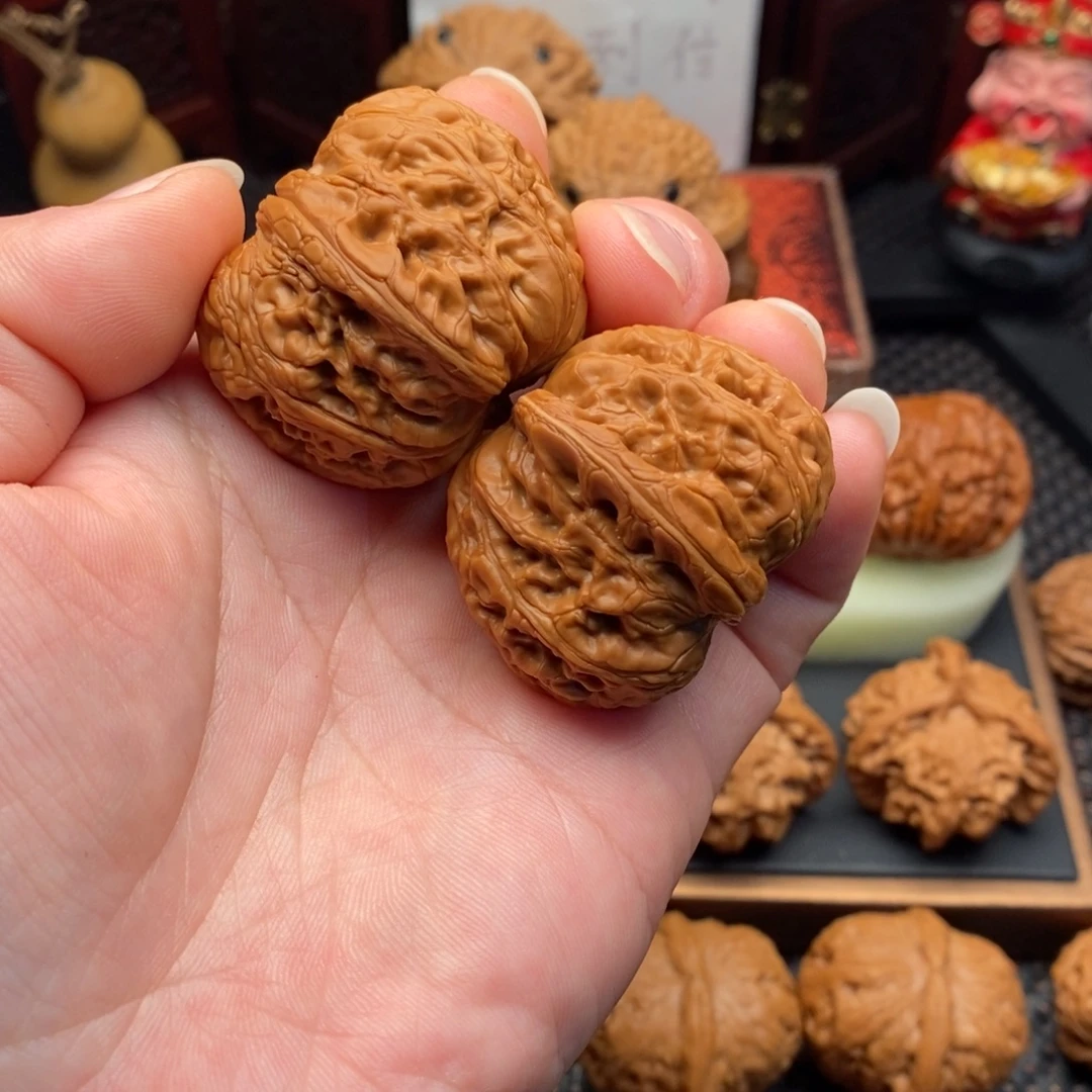 喜***L把件文玩核桃元宝