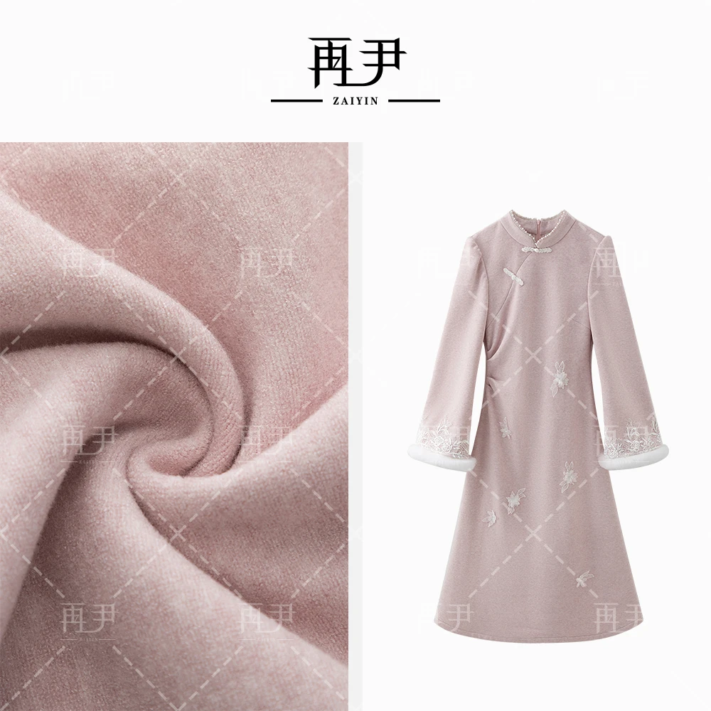 【霞光织梦】小众设计师定制时尚气质百搭女连衣裙GY24DT121195