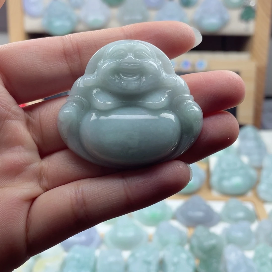 颈饰未镶嵌翡翠42尺寸佛公厚装