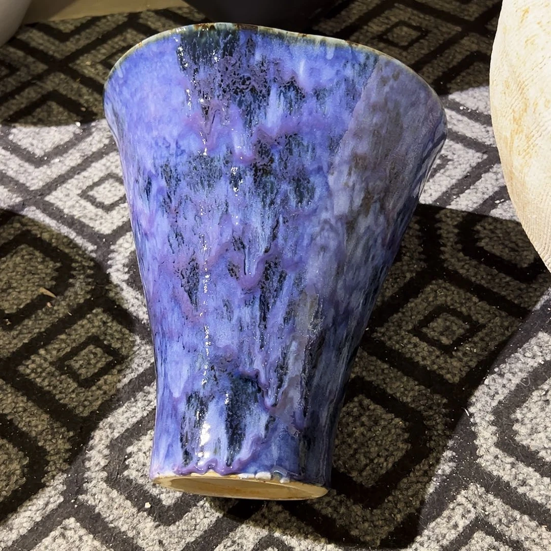 瓶D237高25口18×20陶瓷花瓶已打孔