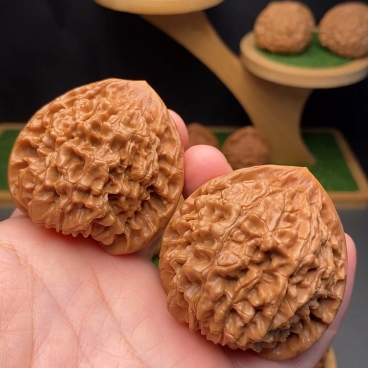 文玩核桃把件官帽48