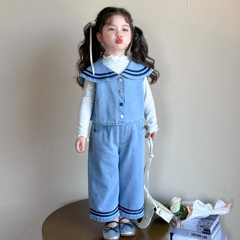 女童套装洋气时髦春秋儿童小童女宝宝韩版公主女孩春款1-3岁衣服