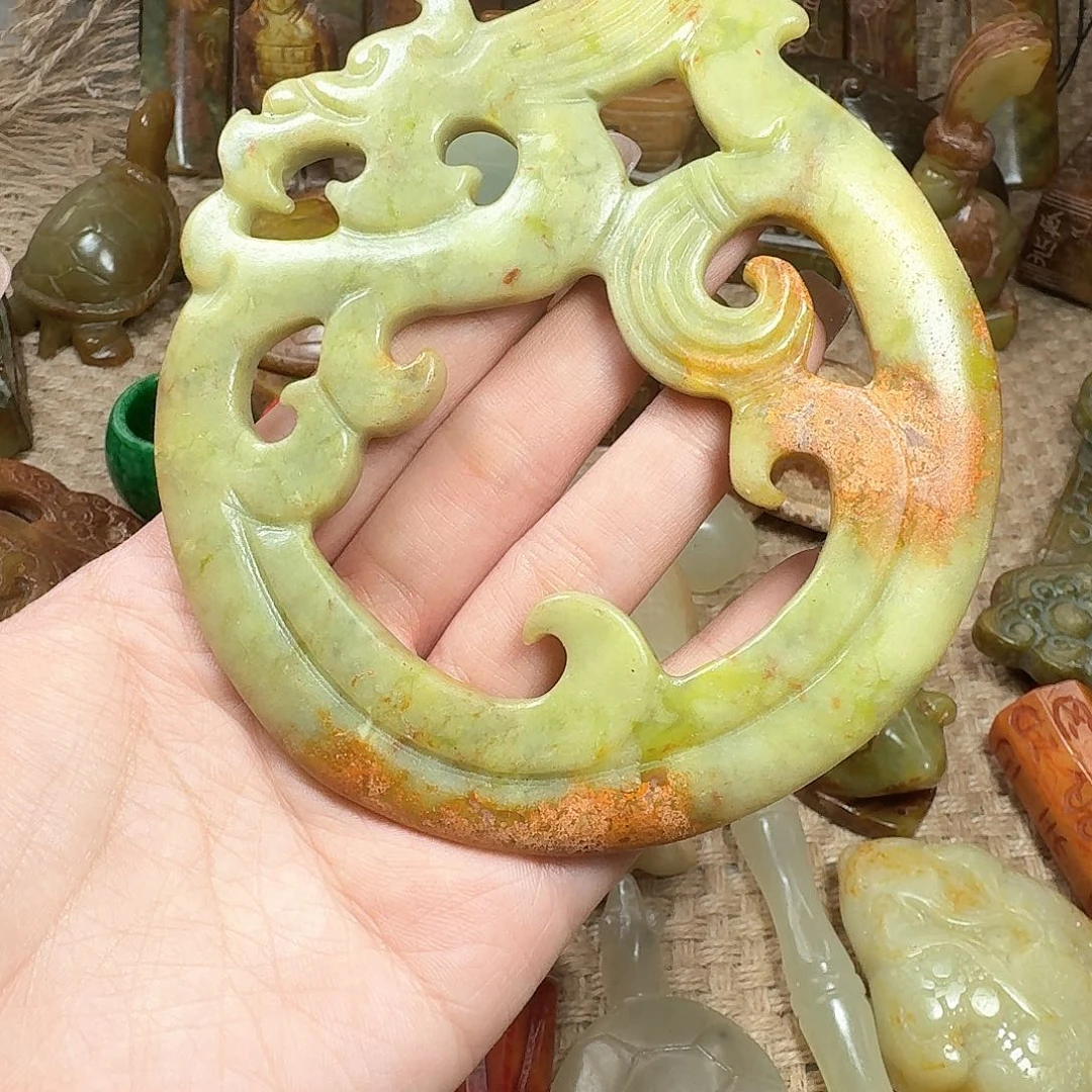 白玉菩提吊坠挂件