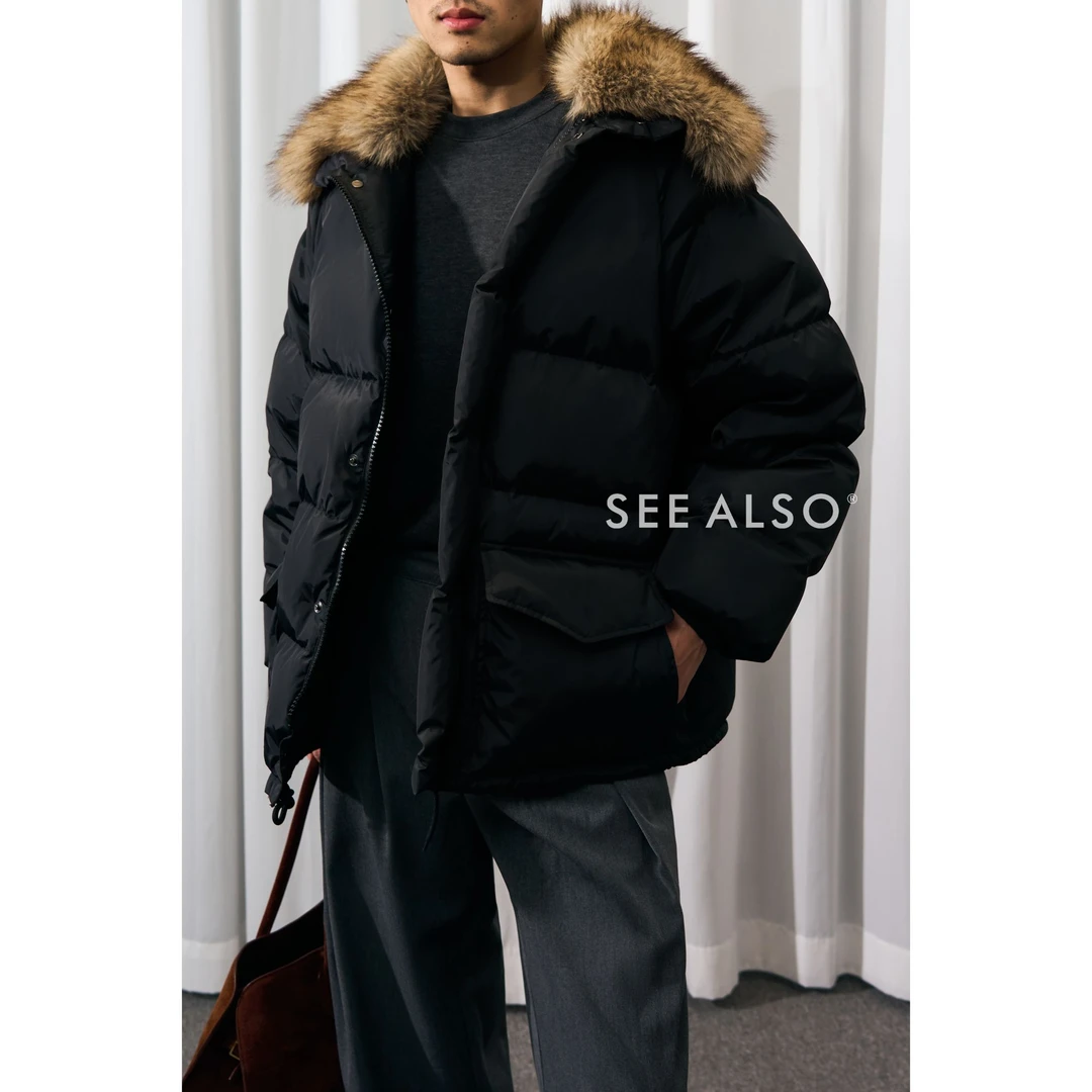 SEE ALSO『黑标奢品』90三星白鹅绒毛领翻领秋冬加厚保暖长款羽绒服