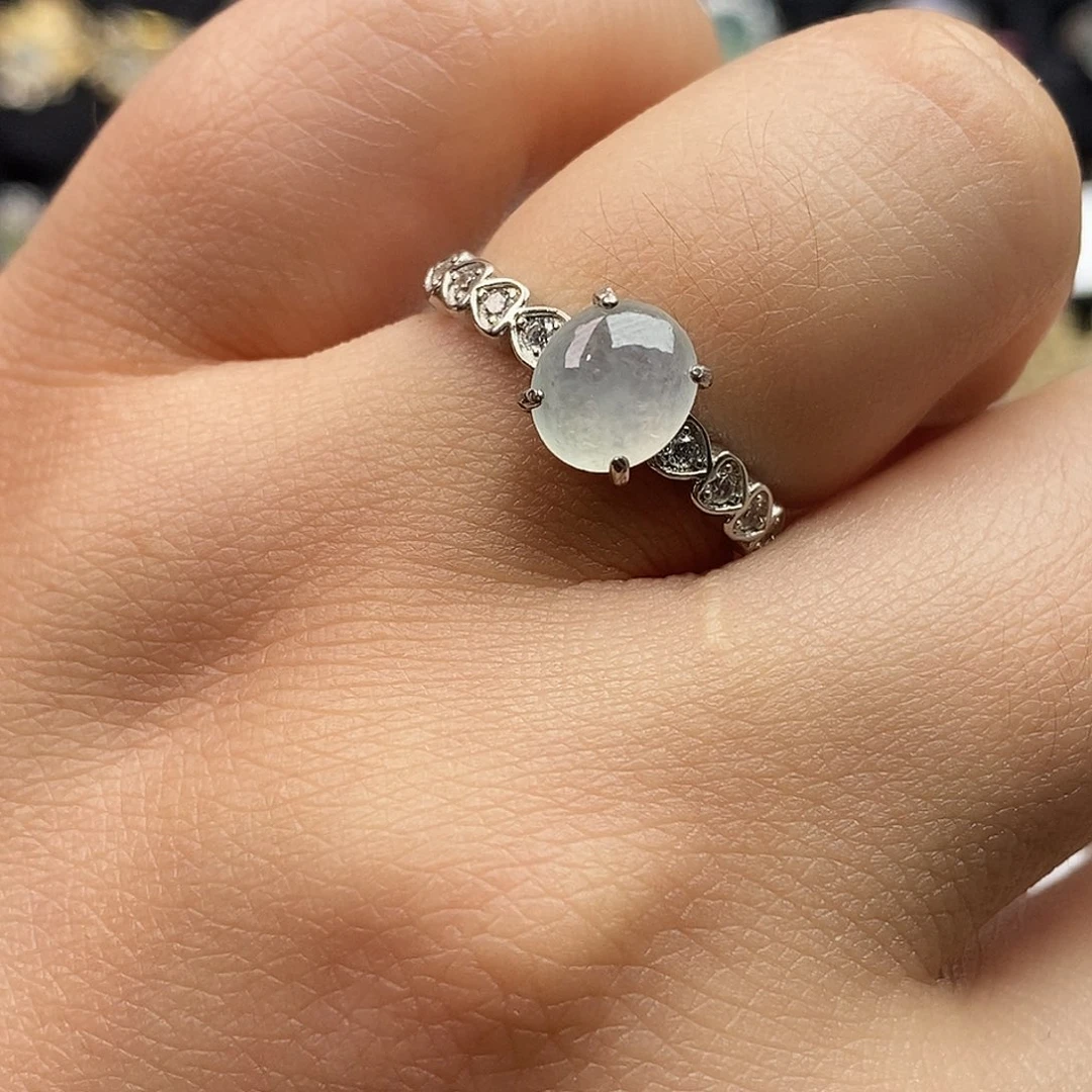 翡翠未镶嵌戒指翡翠