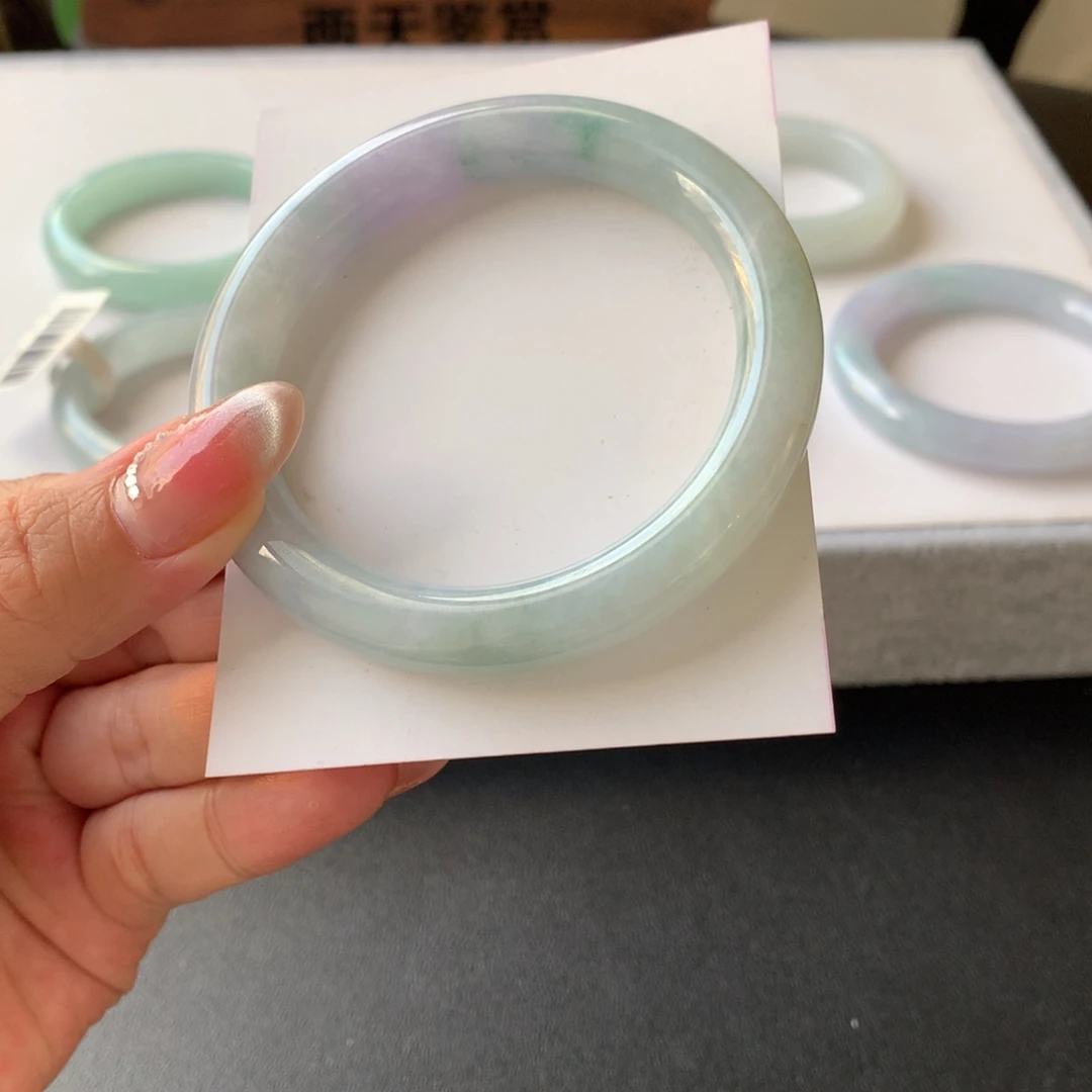 翡翠未镶嵌手镯57.2圆