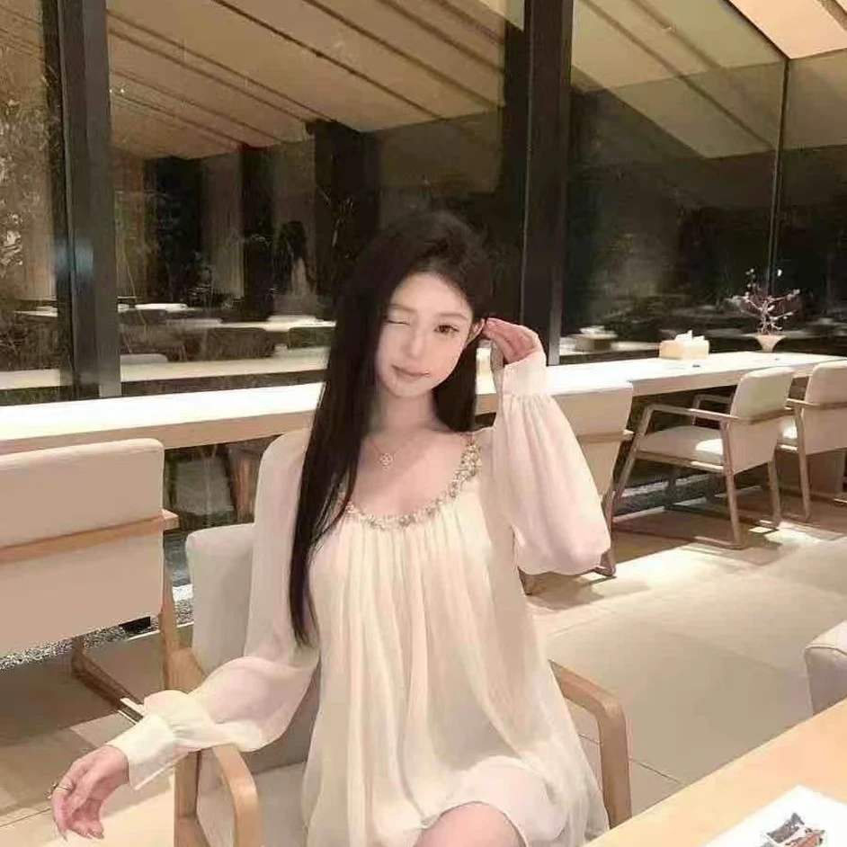 法式气质雪纺衬衫女长袖设计感宽松显瘦春季上衣