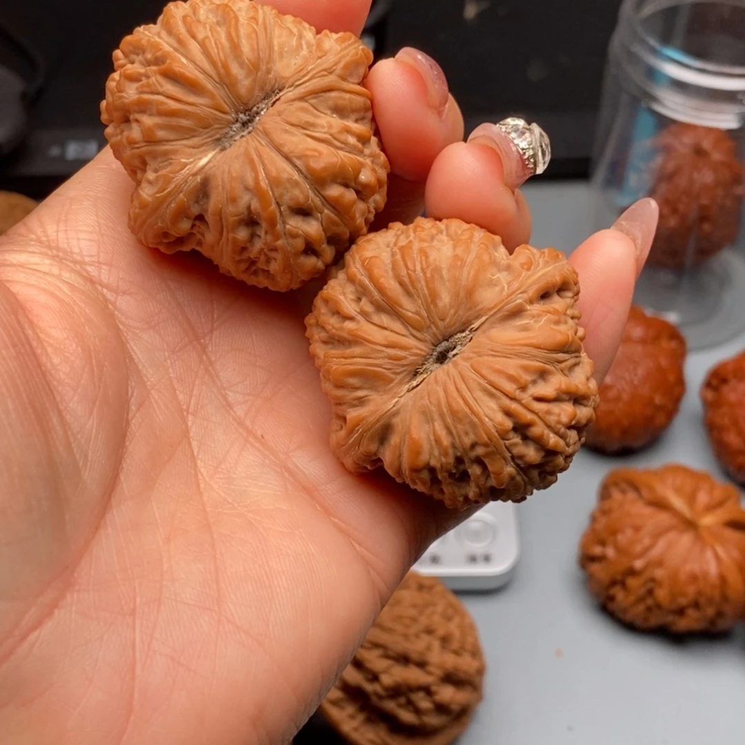 ᅟ****文玩核桃把件41泥鳅背