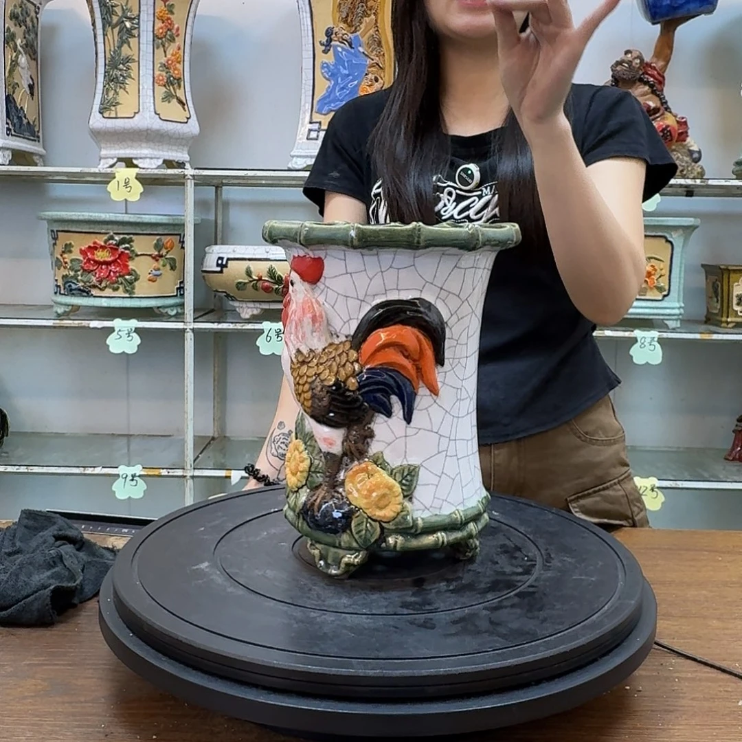 *****无花朵石湾盆150陶泥花盆