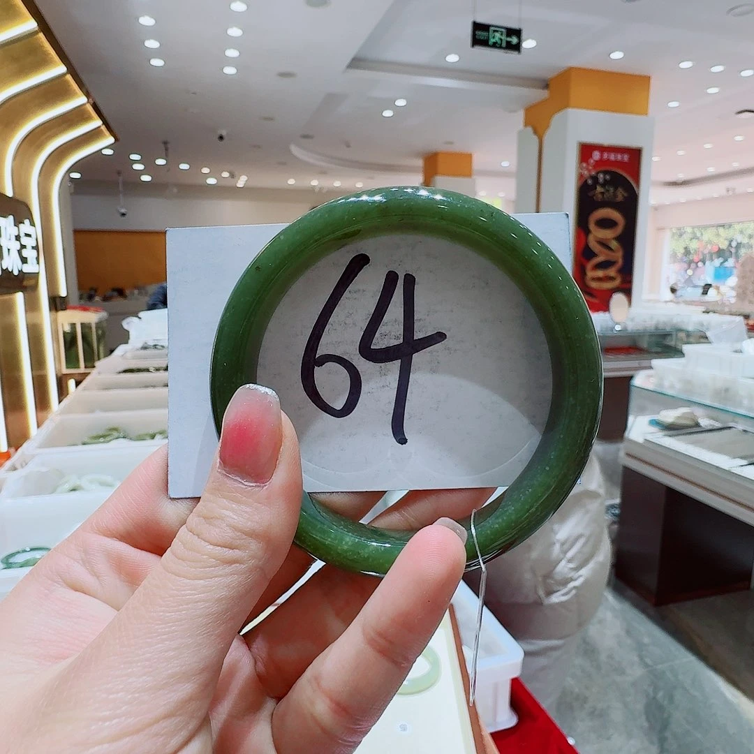 和田玉未镶嵌手镯124