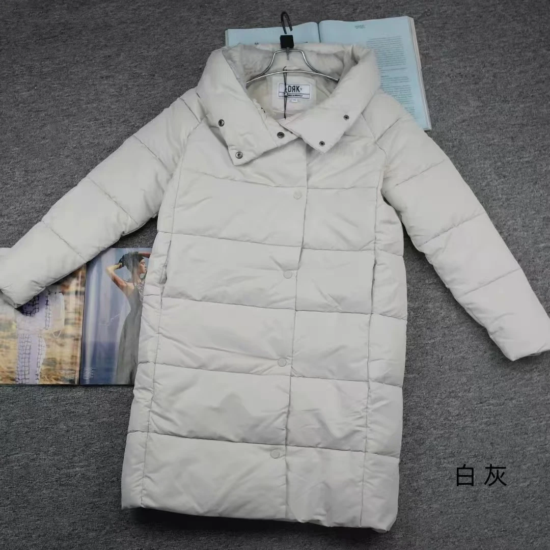 【yoyo礼物】棉服外贸原单女式中长款连帽棉衣保暖轻奢时尚秋冬外套
