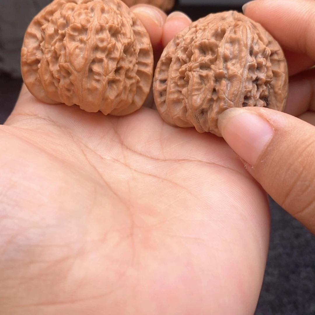 把件文玩核桃38三角