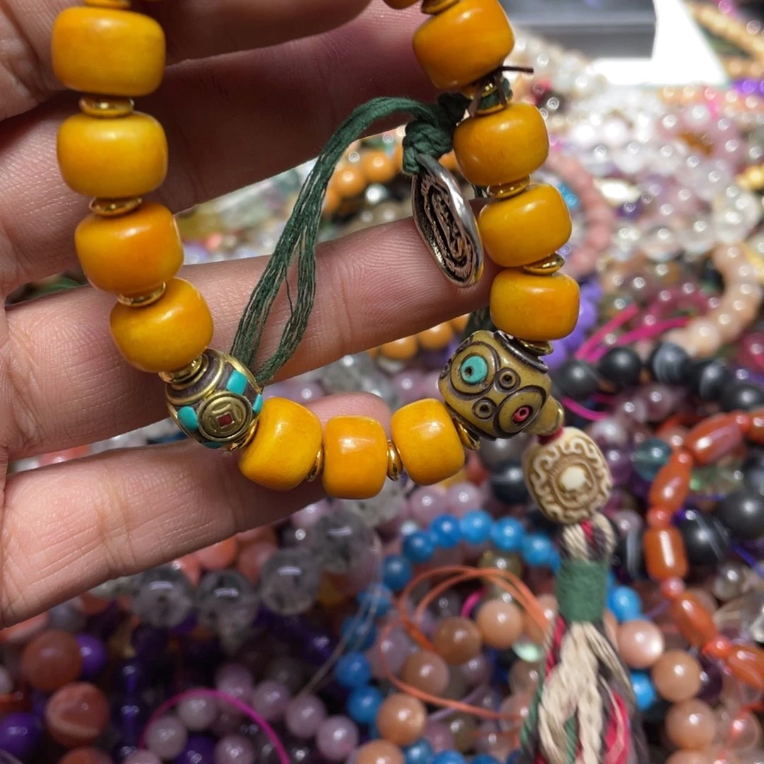 紫晶颈饰银S800镀金镶嵌