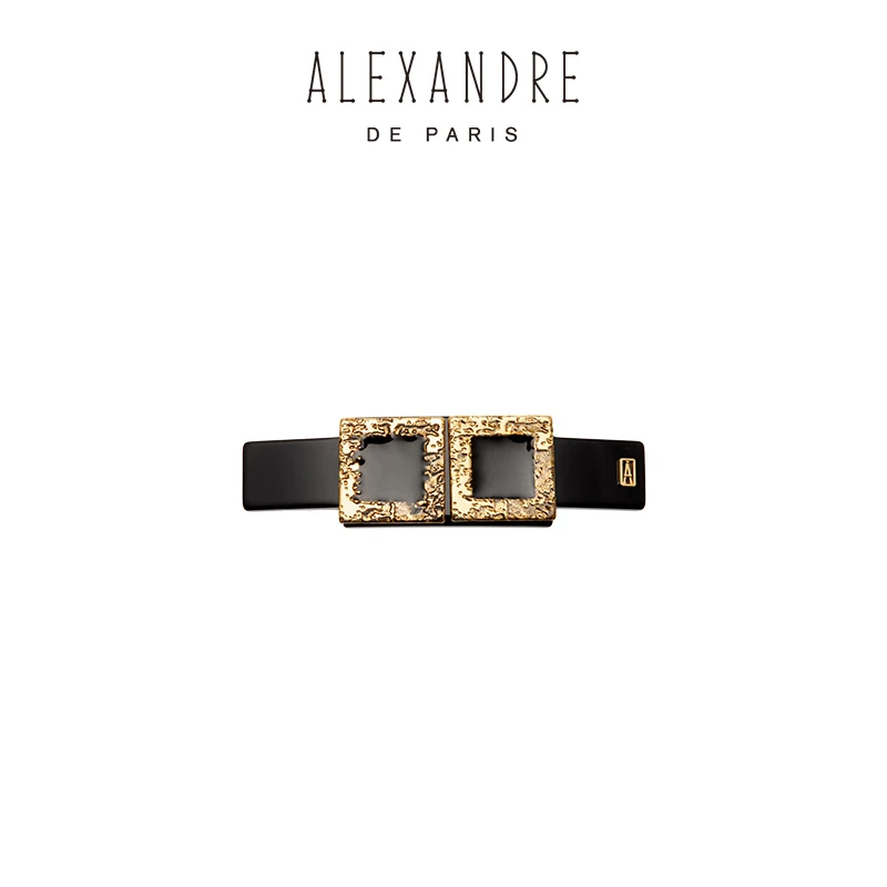 ALEXANDRE DE PARIS巴黎亚历山大古董6公分发夹发饰头饰